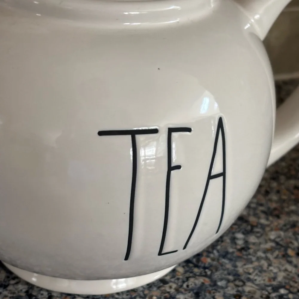 Rae Dunn “TEA” Ceramic Teapot